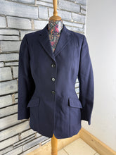 Load image into Gallery viewer, Ladies Size 36 Vintage Harry Hall LW Hunt Jacket - Navy