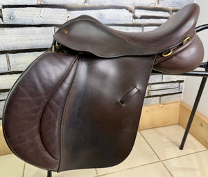 17” Wide-XW Symmonds Olympus Forward Cut GP Saddle - Brown