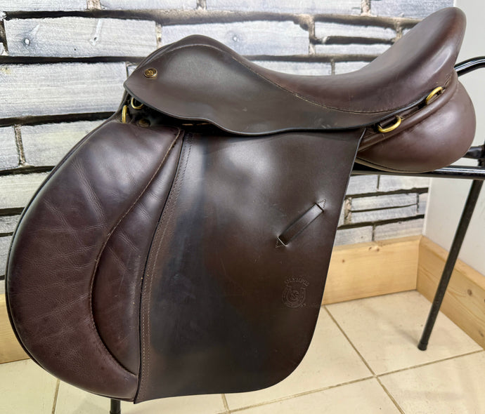17” Wide-XW Symmonds Olympus Forward Cut GP Saddle - Brown