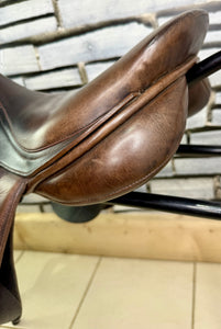 17” MW Patrick Saddlery Jump Saddle - Brown