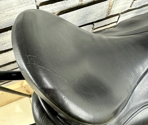 17 1/2” XW Silhouette Cob WH/VSD/GP Saddle - Black