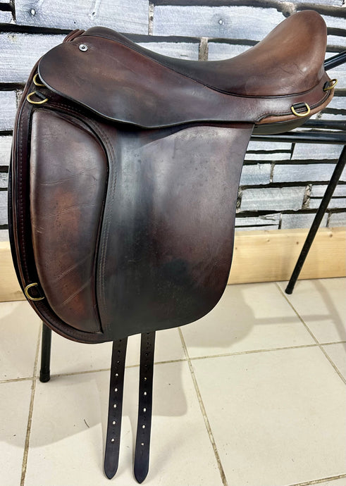 Strada IC Tree Surface Block Vienna Dressage Saddle - Brown