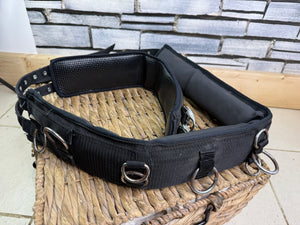 S/H Waffle Padded Breaking/Training Roller - Black - Cob