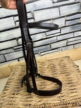 Load image into Gallery viewer, S/H English Hunter Snaffle Bridle - Brown - Cob
