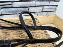 Load image into Gallery viewer, S/H English Flash Snaffle Bridle &amp; Flexi Reins - Brown - Full