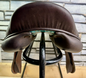 18 1/2” MW Voltaire Stutgartt Double Flap Jump Saddle - Brown