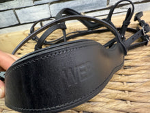 Load image into Gallery viewer, S/H Full Size Anatomic Padded Head &amp; Nose Bridle - Black
