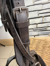 Load image into Gallery viewer, S/H Sabre Complete Cheltenham Gag Hunting Bridle - Brown - Full