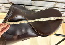 Load image into Gallery viewer, 15 1/2” Wide (Fit 32) Stubben Rex Pony GP/Jump Saddle - Brown