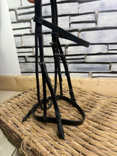 Load image into Gallery viewer, S/H Hunter Cavesson Bridle - Black - Pony