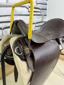 15” MW Kids Seaside Donkey/Pony Ride Saddle - Brown