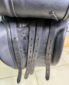 17” Wide Native Pony/Comfort Saddles WH Saddle - Black