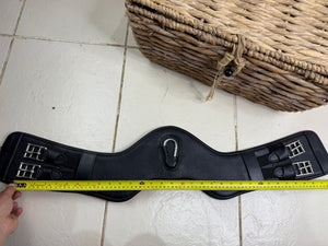 S/H 30” Super Soft Padded Anatomic Leather Mono/Short Girth-Black