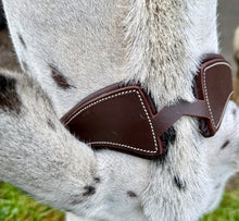 Load image into Gallery viewer, Comfort Leather Headcollar -Serenity Poll Relief- Plaited Nose -S/Pony/Cob/F