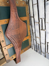 Load image into Gallery viewer, 50”/125cm Treadstone Elasticated Leather Stud/Jumping Stud Girth-Brown/Tan