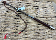 Load image into Gallery viewer, In-Hand Welsh Cob Dealer Show Whip with Plaited Thong - Brown/Black