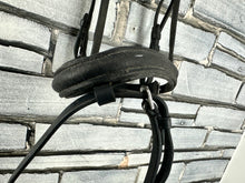 Load image into Gallery viewer, S/H Full Size Zaldi Anatomic Padded Flash Bridle - Black