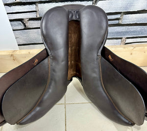 17 1/2” Medium Silhouette Midas High Wither GP Saddle - Brown