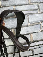 Load image into Gallery viewer, S/H Anatomic Padded Bridle with Sliding Noseband - Brown - Full