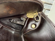 Load image into Gallery viewer, 16 1/2” Wide R.S. Saddles Excelle Monoflap Jump Saddle - Brown