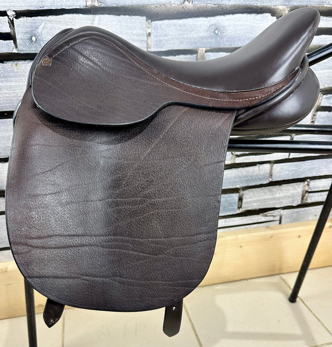 15” Wide Jeremy Rudge Fusion Pony Show/WH Saddle - Brown