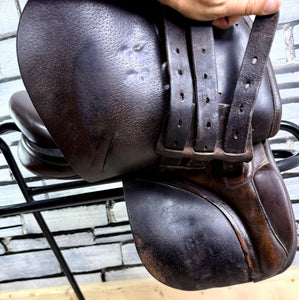 15” Wide GFS Pony GP Saddle - Brown