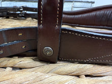 Load image into Gallery viewer, S/H Anatomic Padded Removable Flash Bridle - Brown/Tan - Cob