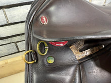 Load image into Gallery viewer, 17” XW Jeffries Stamford WH Saddle - Brown