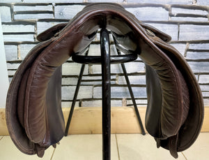 15 1/2” Wide-XW Sturgess English WH Pony  Show Saddle - Brown