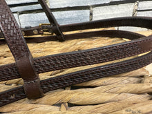 Load image into Gallery viewer, S/H West Coast Western Bridle/Headstall - Brown - Full