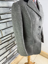 Load image into Gallery viewer, S/H Mears Ladies Grey Tweed Jacket - Size 38