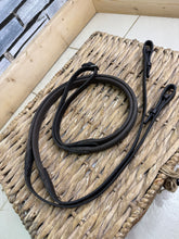 Load image into Gallery viewer, S/H Lemetex Flexi Rubber Reins - Brown - Full