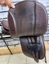 Load image into Gallery viewer, 17” MW-Wide Ideal Ramsey Show/WH Saddle - Brown