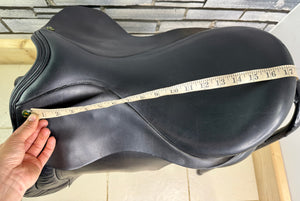 17 1/2” XW Oakfield Santana WH Saddle - Black