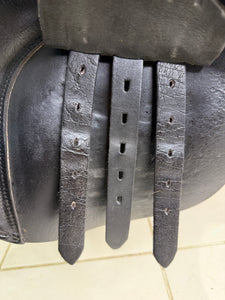 17 1/2” MW Paul Jones GP Saddle - Black
