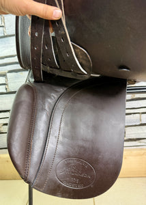17 1/2” MW Patrick Wilkinson VSD/WH Saddle - Brown