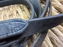 Load image into Gallery viewer, S/H Jeffries Wembley Rubber Reins - Black - Full 54”