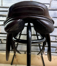 Load image into Gallery viewer, 16” MW Saddle Company Pony GP Saddle - Brown - Changeable Width on a Press