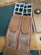 Load image into Gallery viewer, 125cm/50” Prestige Girth - Michel Robert Appaloosa Soft Padded Shaped Girth - Brown/Tan