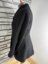 Load image into Gallery viewer, Ladies Size 34 Pytchley Heavy Wool Frock Hunt Jacket - Black
