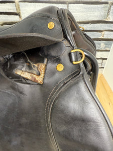 16” MW Elico/Paul Jones Pony GP/Jump Saddle - Black