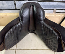 Load image into Gallery viewer, 11 1/2” MW Robinsons English Tiny Pony Saddle - Brown