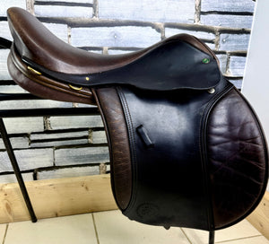 17” Wide Native Pony Saddle Company GP/WH Saddle - Brown