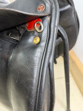 Load image into Gallery viewer, 17” Wide Native Pony/Comfort Saddles WH Saddle - Black