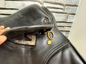 18” Wide Jeffries Falcon Hawk Event Saddle - Black