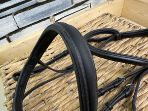S/H Albion KB Soft Padded Cavesson Bridle - Full - Black