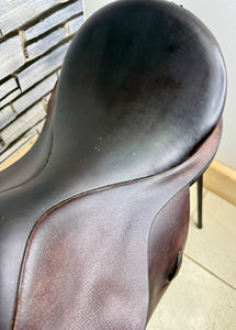 17 1/2” MW Farrington Burford Event Saddle - Brown Buffalo