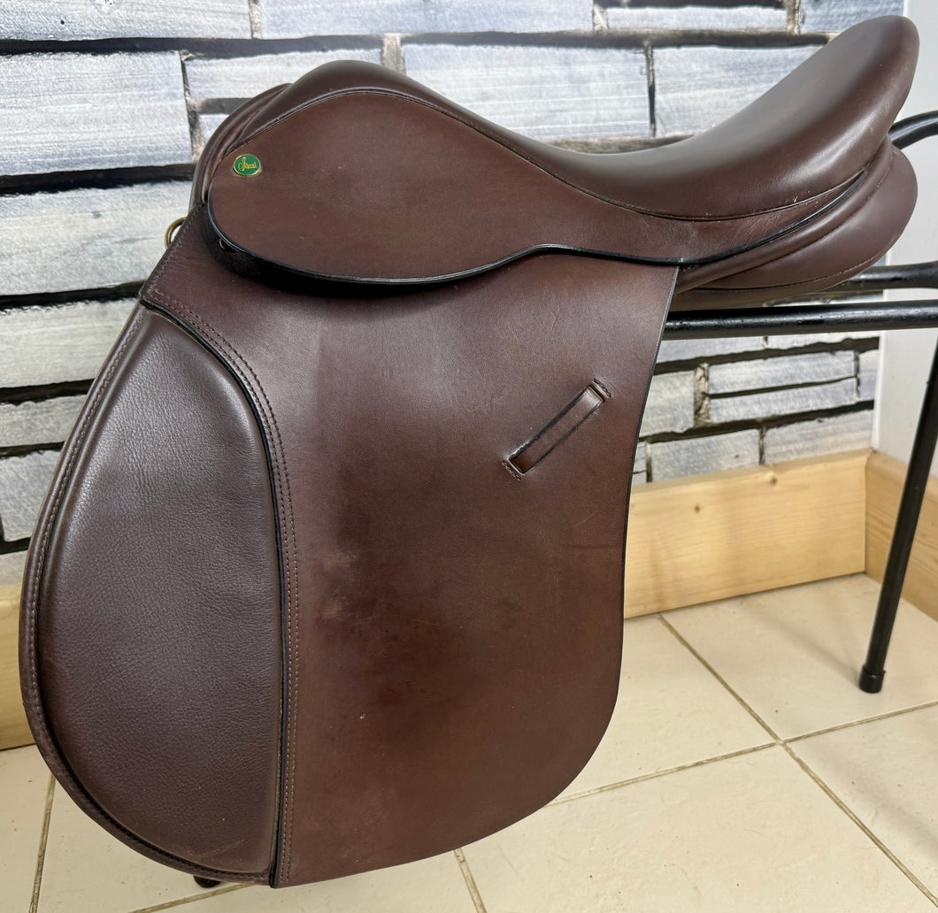 17 1/2” MW Ideal VSD Saddle - Brown