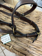 Load image into Gallery viewer, S/H Australian Stock Bridle/Headstall - Brown - Full