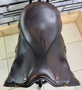 17” XW Jeffries Stamford WH Saddle - Brown